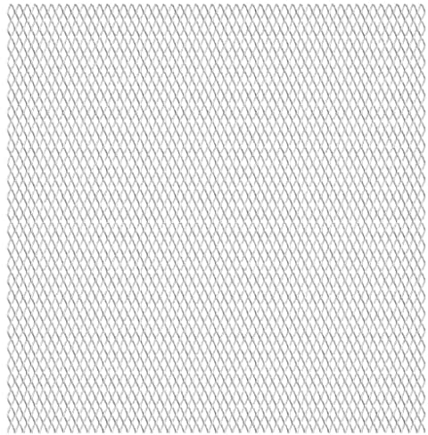 vidaXL Gittermatte Edelstahl 50x50 cm 20x10x2 mm Maschendraht Streckmetall