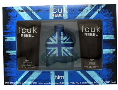 FCUK Rebel Him 100ml EDT Gift Set