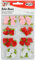 Mini Satin Rosen 28 Stück sortiert im Blister