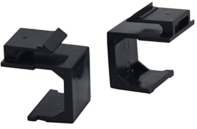 VALUE Keystone-Buchsenabdeckung, 10 Stück/Set, schwarz