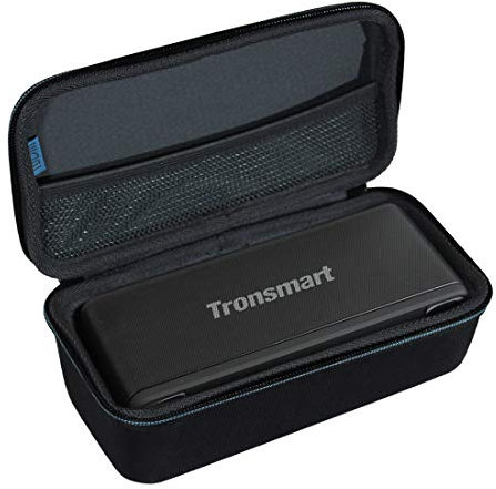 TUDIA Funda rígida de transporte de EVA de viaje compatible con altavoz Tronsmart Mega Bluetooth 4.2 de 40 W, solo funda, dispositivo no incluido, resistente al agua, portátil, cuerpo completo, a