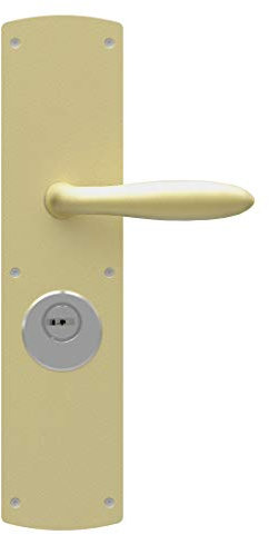Bricard 66690 Demi-Ensemble pour Porte extérieure à béquille pour Série 74 Version A2P, Coloris Champagne
