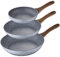 San Ignacio Set 3 Sartenes 22/26/28 Daimiel, Aluminio Forjado, Inducción