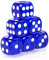 PhoneNatic - 6 Spielwürfel für Brett - Rollen und Tabletopspiele in blau