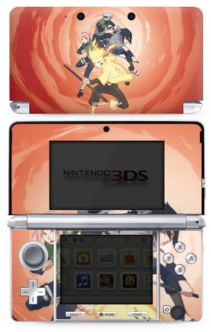 DeinDesign Skin kompatibel mit Nintendo 3 DS Folie Sticker Naruto Shippuden Sasuke Sakura