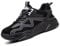Annvia Chaussure de Sécurité Homme Femme Basket Securite Légère et Confortable Respirant Antidérapante Chaussures de Travail Noir EU 39