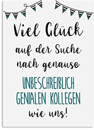 Postkarte Kollegen Abschied Kollegen Geschenk Postkarte Sprüche Ruhestand Karte (Jobwechsel)