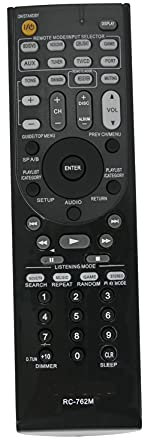 AULCMEET RC-762M Ersetzte Fernbedienung Kompatibel mit ONKYO AV-Receiver HT-RC230 HT-S3300 SKC-380C AVX-280 AVX-290 HTP-380 HT-R380 HT-R390 HT-R538