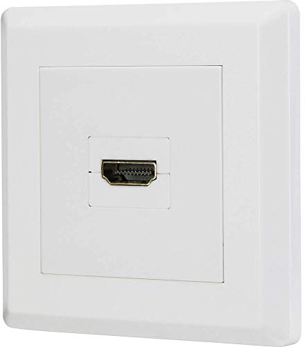 Renkforce RF-4724906 HDMI Adapter [1x HDMI-Buchse - 1x HDMI-Buchse] Weiß vergoldete Steckkontakte