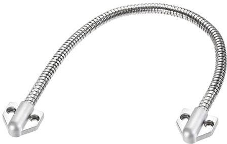 sourcing map Flexible Door Loop Wire Protection Sleeving with Ends 400mm x 6mm