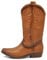 IF Fashion Cowboy Western Scarpe da Donna Stivali Stivaletti Punta Quadrata Camperos Texani Etnici C19004-4 cuoio N.37