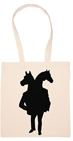Wyld Stallyns Horse With Two Head Tasche Wiederverwendbar Einkaufen Lebensmittel Baumwolltuch Tote Reusable Shopping Bag