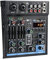 Mixer Per Schede Audio Multifunzione a 4 Canali, Mixer Audio USB Bluetooth MP3 da 48 V, Alimentazione Phantom FX Reverb