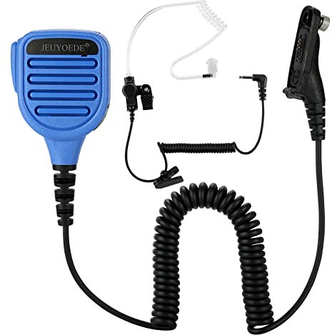 JEUYOEDE Waterproof Walkie Talkie Microphone Remote Handheld Radio Mic with 3.5mm Audio Jack Compatible with Motorola APX1000 APX4000 APX6000 APX7000 XPR6350 XPR6550 XPR7550e