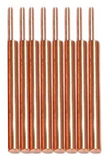 Niejgay 8PCS SchweißNadel Aluminiumoxid 3Mm ExzenterstabschweißMaschine SchweißStift Hartlot Batterie Nickelplatte