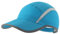 Magracy Unisex Schnell trocknende Sportmütze Sommer Faltbare Laufmütze mit reflektierendem Krempe Outdoor atmungsaktivem Netz-Hut, Himmelblau
