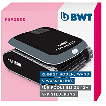 BWT Poolroboter FSA 1800 | Leichtes, Effizientes Reinigungsgerät inkl. App-Steuerung | Elegantes Design | Für Perfekt Saubere Pools