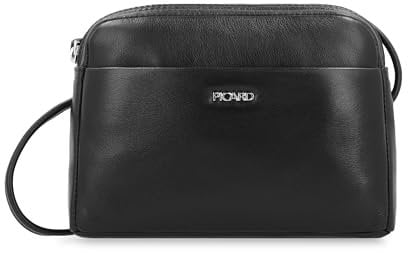 Picard Damen Schultertasche TRUE aus Echtleder Klein | mit Reißverschluss | Schultertasche | Alltag, Ausgehen