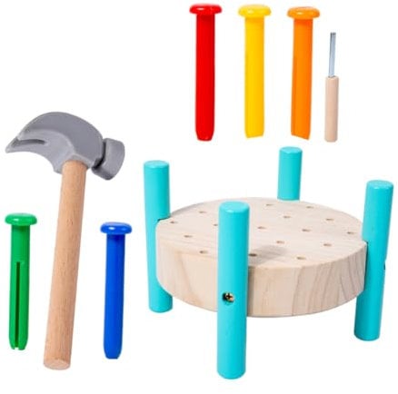 DIKACA Interactive Boys and Girls Hammering Toy Preschool Supply Toddler Toys