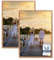 CABBEL Lot de 2 cadre photo 50x70 Cadre en bois MDF avec verre acrylique incassable en Chêne
