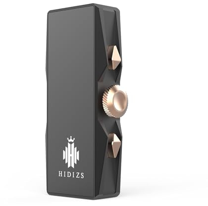 HIDIZS S8 Pro Robin Kopfhörerverstärker Tragbarer HiFi Balanced Dongle DAC für iPod Android PC mit Windows/Mac OS/iOS/iPad OS/Harmony OS System, Schwarz