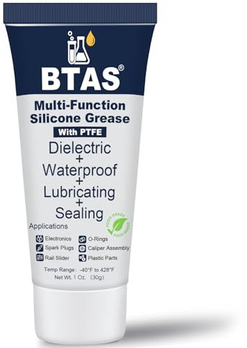 BTAS Grasso dielettrico per connettori elettrici Candela di accensione automobilistica Terminale batteria di avvio Elettronica dialettica marina Cablaggio Die Contatto elettrico Silicone grasso