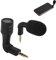 Mini microfono, mini microfono omnidirezionale jack da 3,5 mm Radio surround a 360° Microfono audio portatile Microfono lavalier senza filo per smartphone