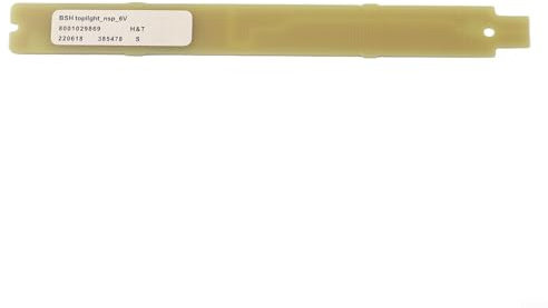 Barra de luz LED para refrigerador Siemens para refrigerador Bosch, modelo BSH9001030205, tablero de luz LED para refrigerador, congelador, tablero de luz LED, piezas de repuesto (6 V)