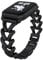 KeHowy Metal Strap for Apple Watch 41mm/40mm/38mm/42mm, Elegant Slim Single Chain Metal Watch Band, Stainless Steel Band Link Bracelet for iWatch Series 10 42mm/9/8/7/6/5/4/3/2/1/SE/SE2 - Black