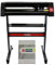 PixMax 72cm Schneideplotter Vinyl Cutter Plotter 720mm Folienschneider Schneide-Plotter Folienplotter inklusive Flexi Starter Software + Gratis 3 x Roland Klingen Schneidemesser