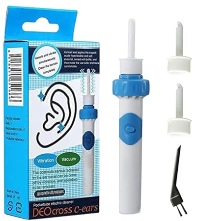 Ohrenschmalz Entfernung Set,Elektrischer Sanfter Ohrenreiniger | Sanft & Tragbar Für Erwachsene, Familie & Zuhause