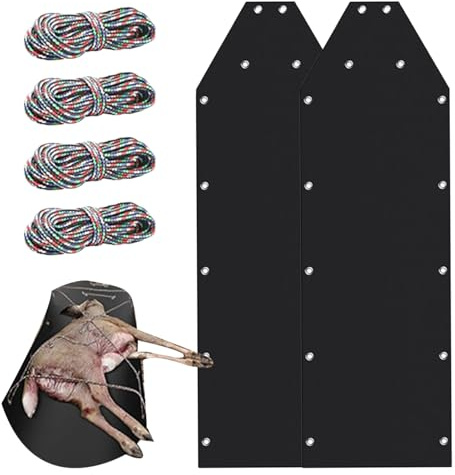 Game Sled Deer Drag Sleds - HDPE Verschleißfest Starke Belastung Langlebig Mehrzweck-Jagd Utility Schlitten | Zum Schleppen von Eisangeln Zubehör Holz Ente Jagd Robustes Gelände
