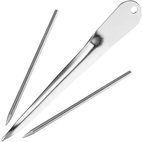 Edelstahl Hebelstange Korbreparaturset 1 Bausatz für Möbel und Rattan | Korbflecht Reparaturwerkzeug, Leicht zu Reinigen, Formstabil, Silber, für Korbflechten und Reparatur
