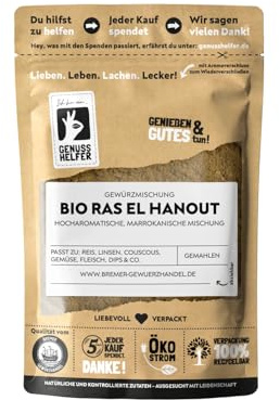 Bremer Gewürzhandel Ras el Hanout Gewürz, gemahlen, orientalische Gewürzmischung, ideal für Lamm-, Couscous- und Gemüsegerichte, 65g