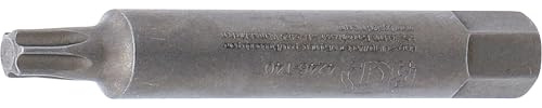 BGS 4246-T40 | Bit | Länge 75 mm | T-Profil (für Torx) T40 | Antrieb Außensechskant 12,5 mm (1/2) | Chrom-Vanadium-Stahl