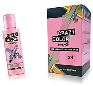 Crazy Color Couleur/ Dye de cheveux semi-permanent 100 ml (taux de 4) Violet