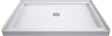 Dreamline Dlt-1136480 Slimline - Base doccia a soglia singola, 91 x 121 cm, colore: bianco