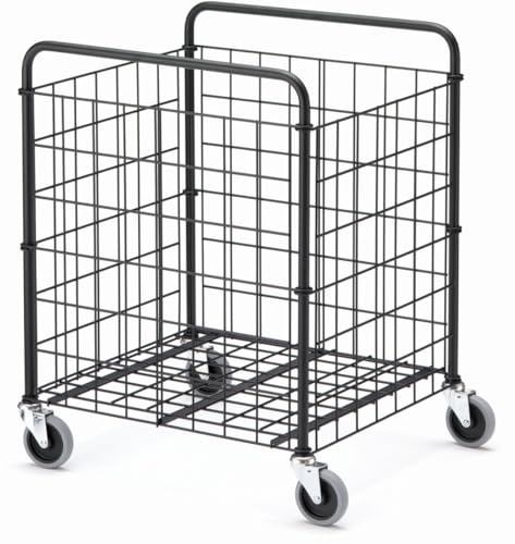 Wheely Gitterwagen klein zusammenklappbar 1 Etage 60x55cm schwarz
