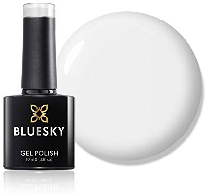 BLUESKY Black & White Collection - Gel-Nagellack für glänzende und schöne Nägel | langer Halt von bis zu 3 Wochen (Studio White 80526)