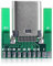 CY DIY 24pin USB 3.1 Type C Female Socket Connector SMT type with PC Board