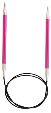 NEU!!! Knit Pro Rundstricknadel Zing, Farbe rubin, Länge 80cm, Stärke 5,0mm