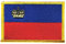 Flaggenfritze Flaggen Aufnäher Liechtenstein Fahne Patch + gratis Aufkleber