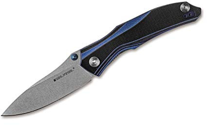 Real Steel Unisex – Erwachsene E802 Horus Blue Taschenmesser, Blau, 21.8