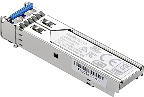 StarTech.com 1000Base-EX - Gigabit Transceiver - LC Fiber - MSA konform - 40 km - Gigabit SFP Modul - Single Mode SFP
