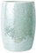 WHOLE HOUSEWARES | Bathroom Wastebasket | Mosaic Glass Decoration | Bathroom Décor | Bathroom Accessory | Glass Garbage Can | 7.5 x 10 (Turquoise)