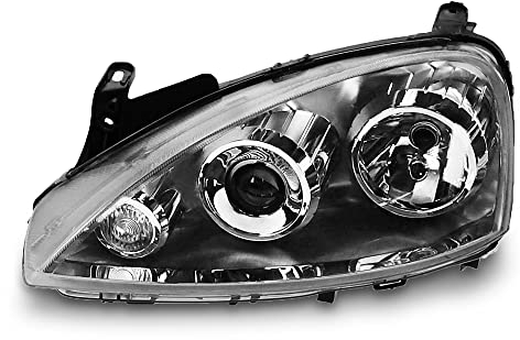 BESTPRICE 1x Hauptscheinwerfer vorne links FF-H7 Frontscheinwerfer ohne Stellmotor für Typ Zizala, Kompatibel mit OPEL COMBO Kasten/, COMBO Tour, CORSA C (X01), CORSA C Kasten/Schrägheck (X01)