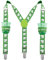 Man of Men St. Patricks Day Hosenträger – St. Patricks Day Zubehör – Herren-Hosenträger mit Clips – viele Farben zur Auswahl, Lucky Schnapsglas, One Size Fits most