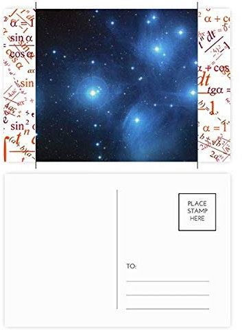 Postkarten-Set mit Sternenhimmel, 20 Stück, Blau