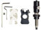 SHARROW Bogenschießen Magnetischer Pfeilauflagen und Cushion Plunger Aluminium Button Plunger Einstellbar RH/LH für Recurvebogen Bogensport Zubehör (Schwarz)