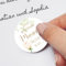 Hochzeit Gästebuch Sticker Aufkleber Set mit 40 verschiedenen Fragen, selbstklebend als Kreis, für Fotoalbum, Gästebuch oder Scrapbooking - Blumen